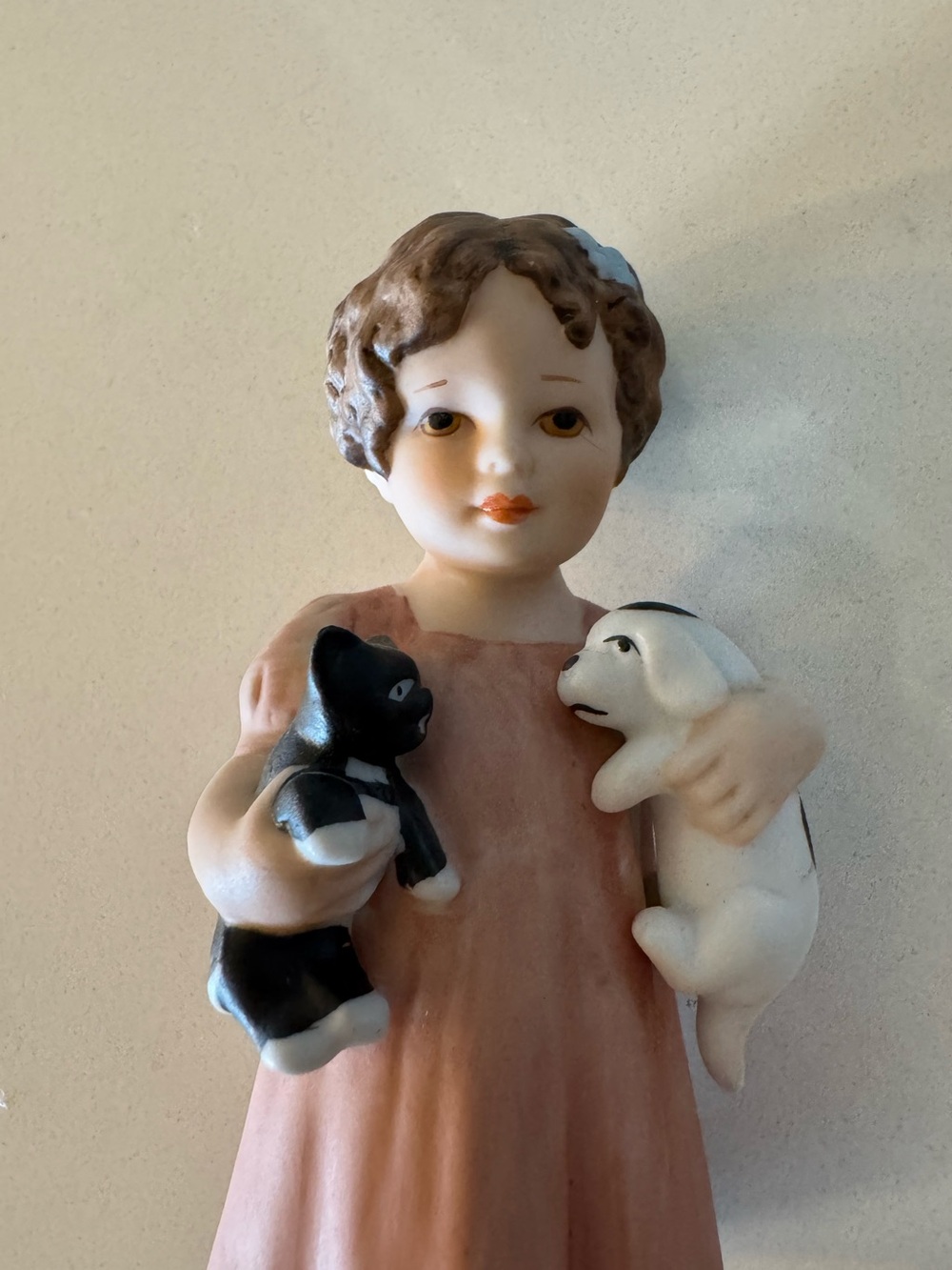 Vintage Porcelain Figurine “Friendly Enemies” by The Heirloom Collection